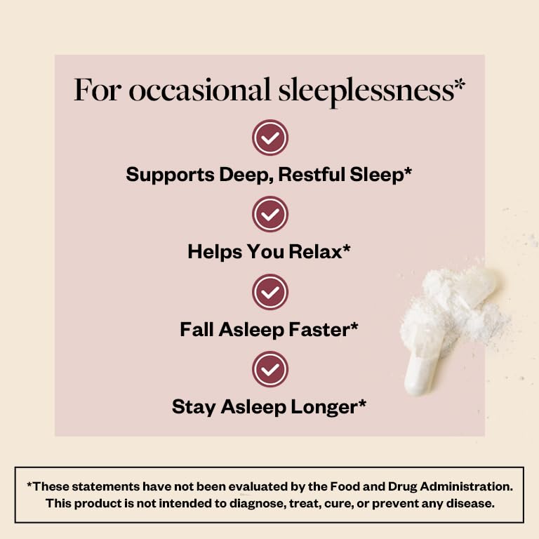 Close-up of Well Rested Sleep Aid bottle label showing melatonin and magnesium