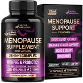 Front view of Menopause 25-in-1 complex bottle