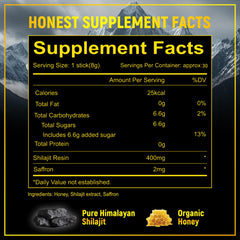 Authentic Himalayan Shilajit sticks for men – 30 sticks per bottle