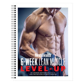 Men's Health 6-week lean muscle level-up cover shows a structured gains plan for lean growth.