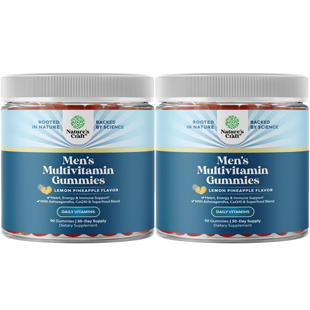Men's multivitamin gummies with superfood complex