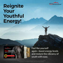 MEN'S PeakPerformance Male Maximizer ashwagandha focus demonstrates calm focus and resilience