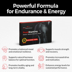 MEN'S PeakPerformance Male Maximizer capsules ready for on-the-go energy and endurance