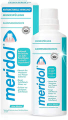 Meridol mouthwash 400 ml bottle, front view