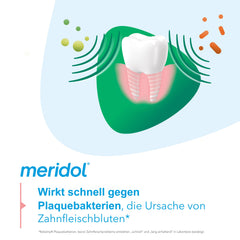 Meridol Mouthwash Halitosis 400 ml – bottle cap