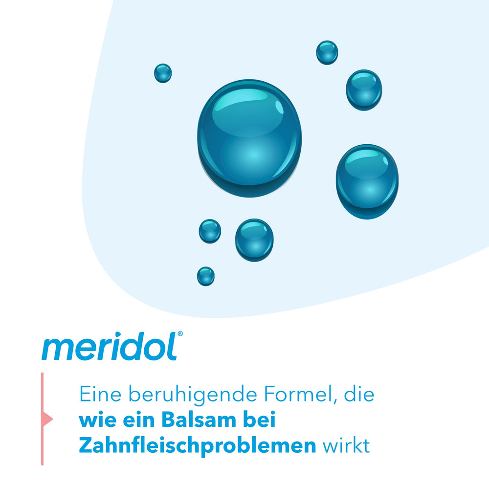 Meridol Mouthwash Halitosis 400 ml – packaging box