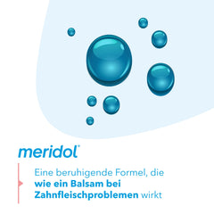 Meridol Mouthwash Halitosis 400 ml – packaging box