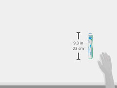Flat design silhouette of the tongue cleaner