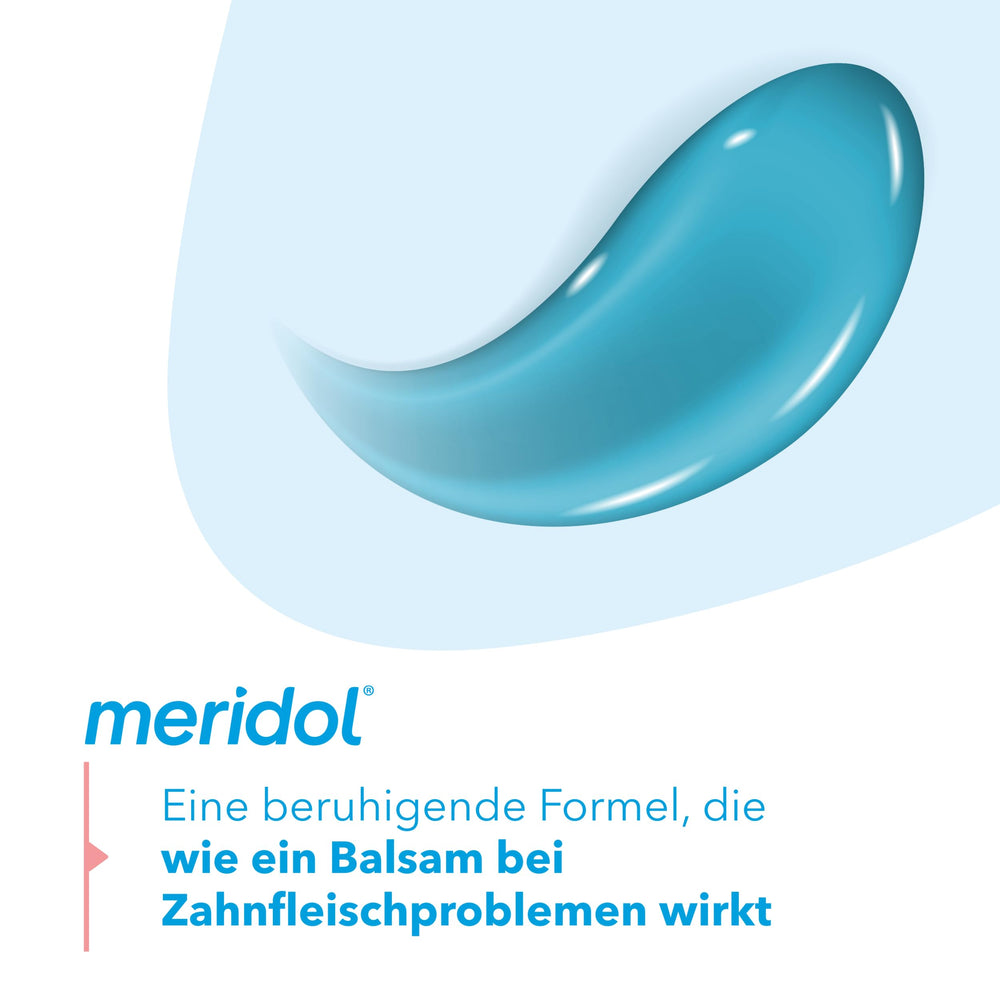Illustration of dual-action formula concept for Meridol