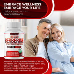 Graphic illustrating AMPK support and metabolic health from berberine