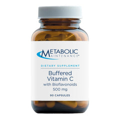 Product bottle of Metabolic Maintenance Buffered Vitamin C 500 mg with Bioflavonoids