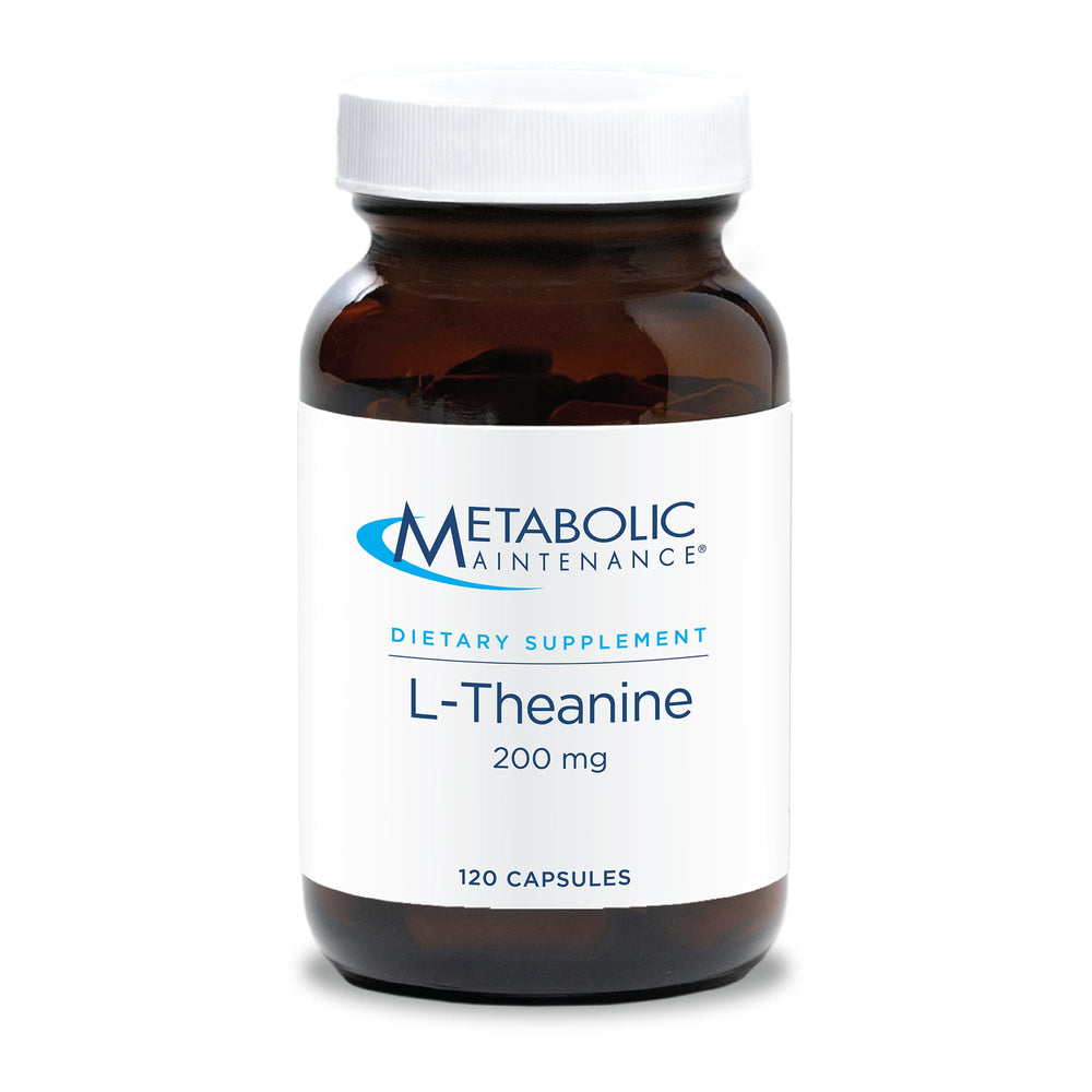 Metabolic Maintenance L-Theanine Suntheanine 120 capsules bottle