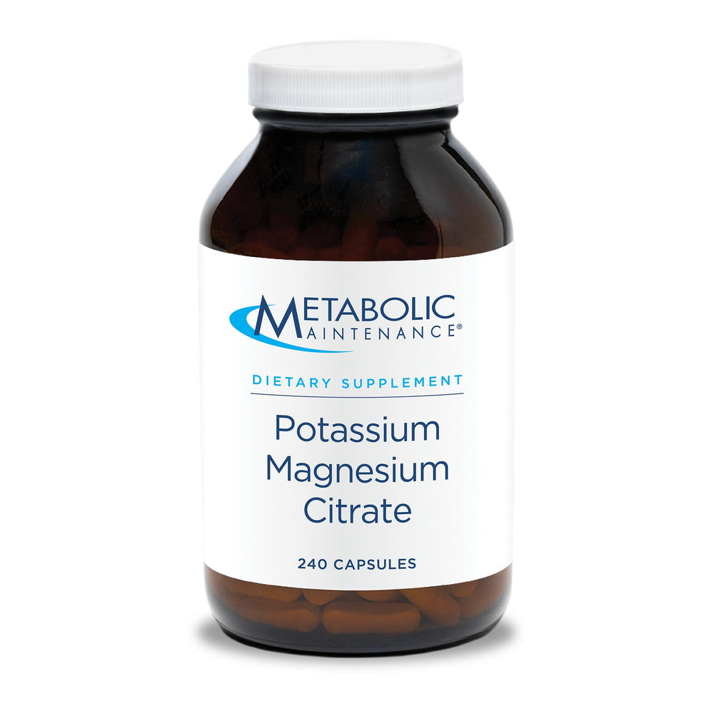 Metabolic Maintenance Potassium Magnesium Citrate bottle label