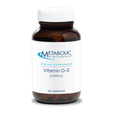 Metabolic Maintenance Vitamin D-3 2000 IU bottle