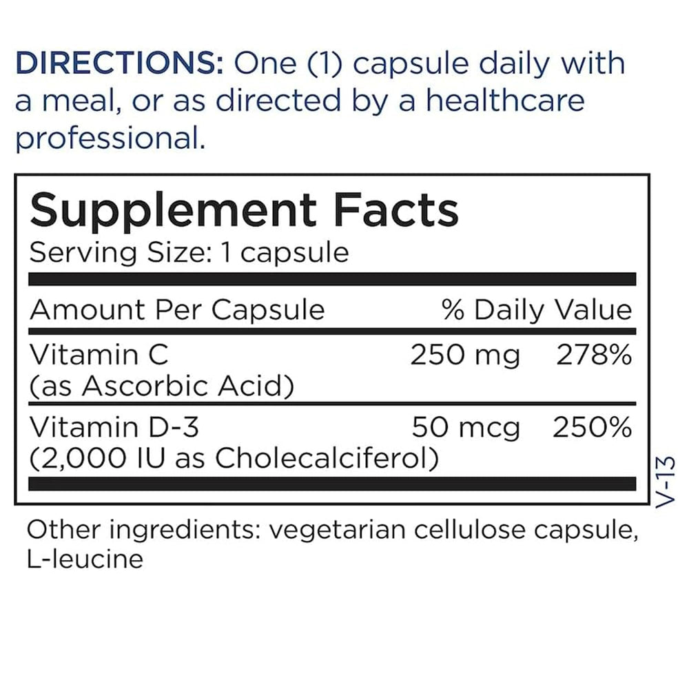 No fillers allergen-free formula label