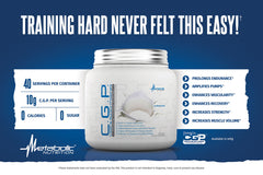 Metabolic Nutrition CGP mixer bottle demonstrates simple shake blending.