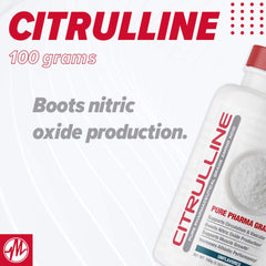Athletic training scene with Citrulline supplement context