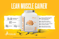 Metabolic Nutrition MusClean baking idea image illustrates high-protein cookies.