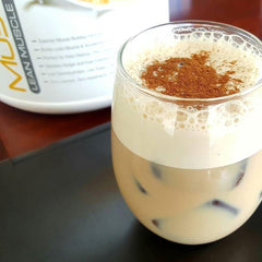 Metabolic Nutrition MusClean scoop included emphasizes customizable protein and calorie levels.