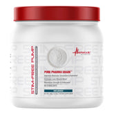 Metabolic Nutrition Stim Free Pump bottle closeup highlighting endurance-supporting formulation