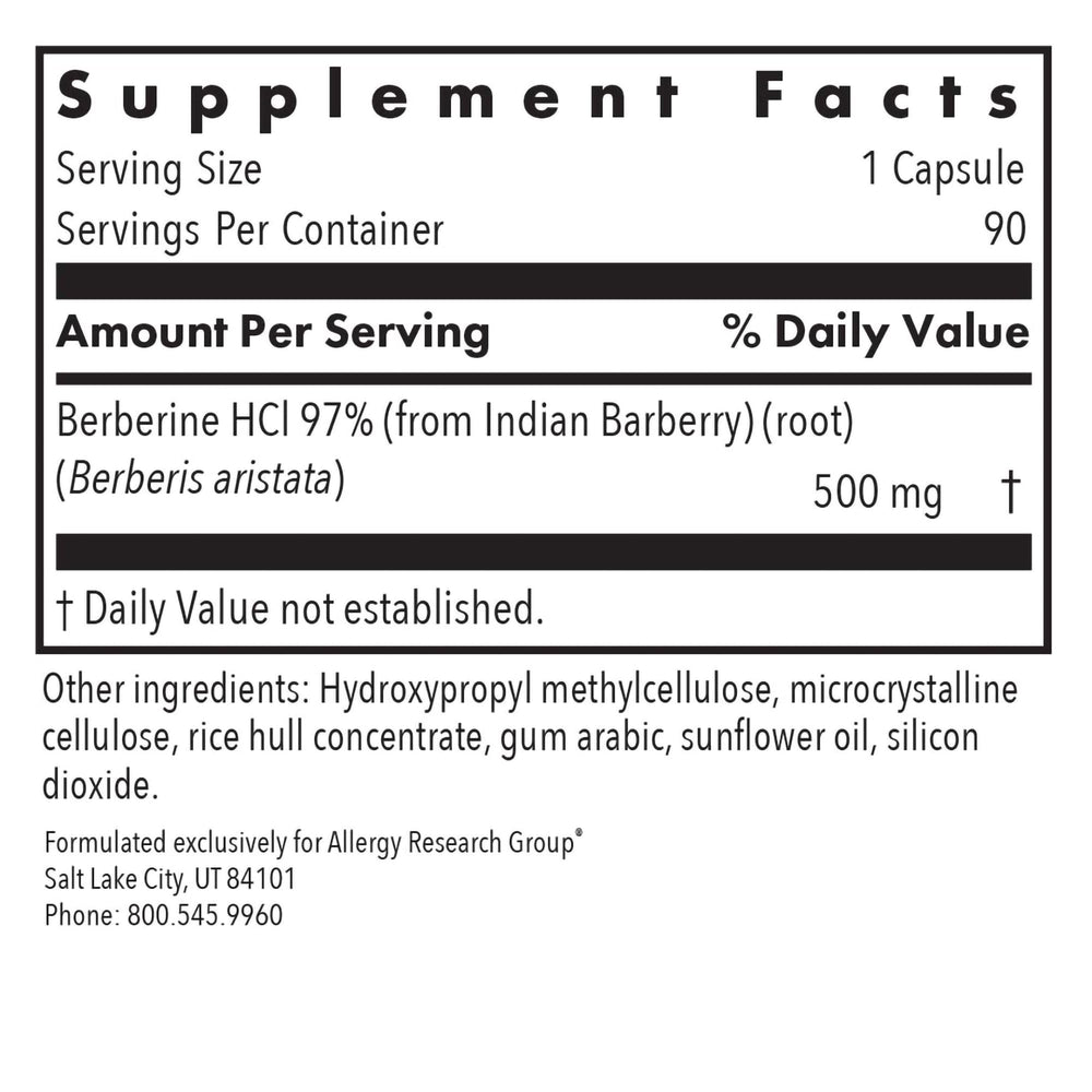 Metabolic support with berberine