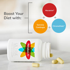 Close-up of MetaboLife Ultra caplets