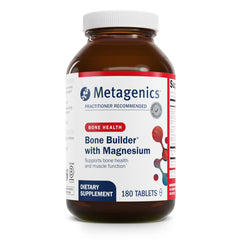 Metagenics Bone Builder with Magnesium bottle on a white background