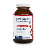 Metagenics ChondroCare bottle label showing 240 tablets
