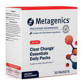 Metagenics Clear Change Daily Essentials bottle and packaging