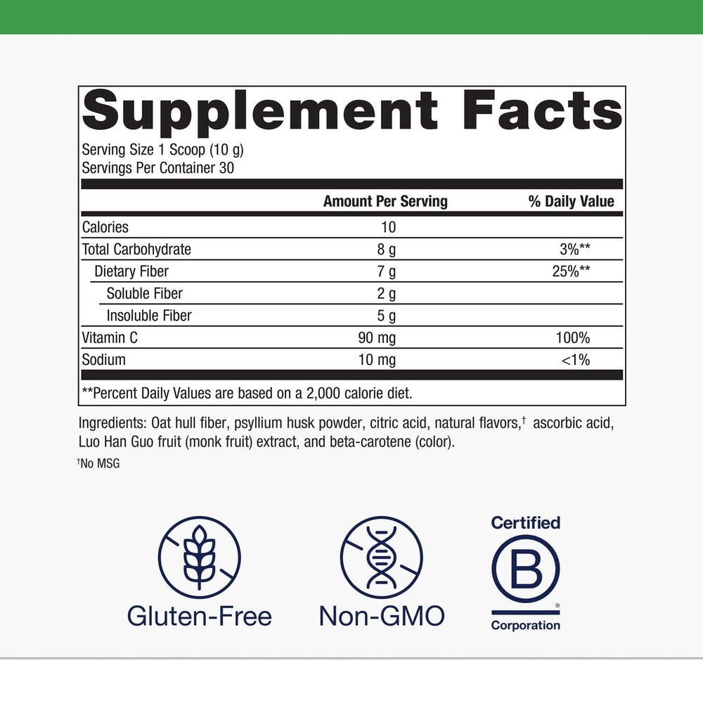 Front view of Metagenics Herbulk packaging