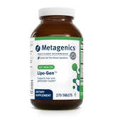Front view of Metagenics Lipo-Gen bottle