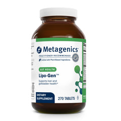 Front view of Metagenics Lipo-Gen bottle