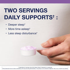 Close-up of MagActive Night Powder ingredients