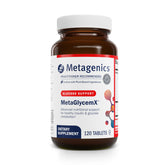 MetaGlycemX bottle showing 100 mg Alpha-Lipoic Acid