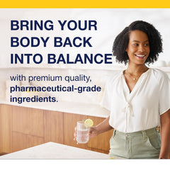 Nutrition label showing 2,400 mg EPA & DHA per serving