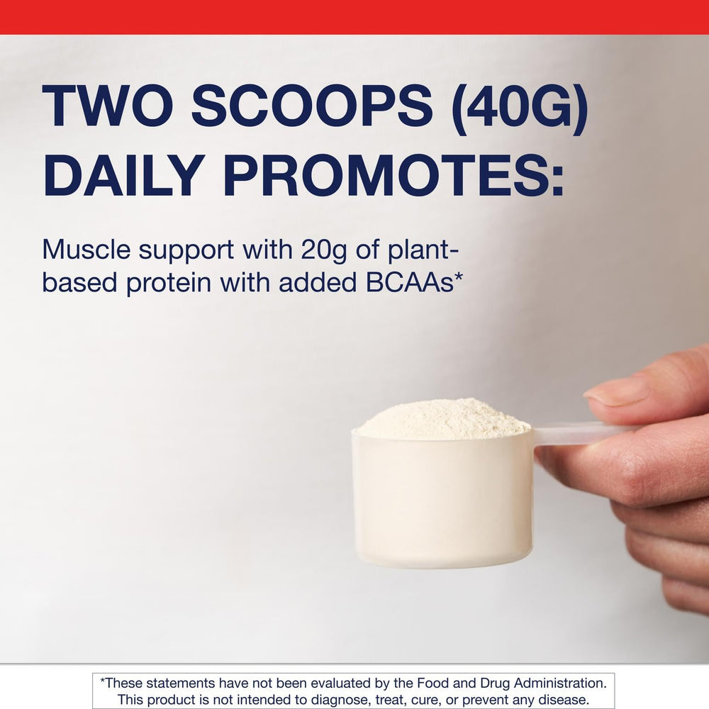 Metagenics Perfect Protein Pea and Rice vanilla pouch highlights non-GMO gluten-free dairy-free formula