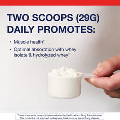 Metagenics Perfect Protein whey ingredients panel—amino acid profile supports metabolism.