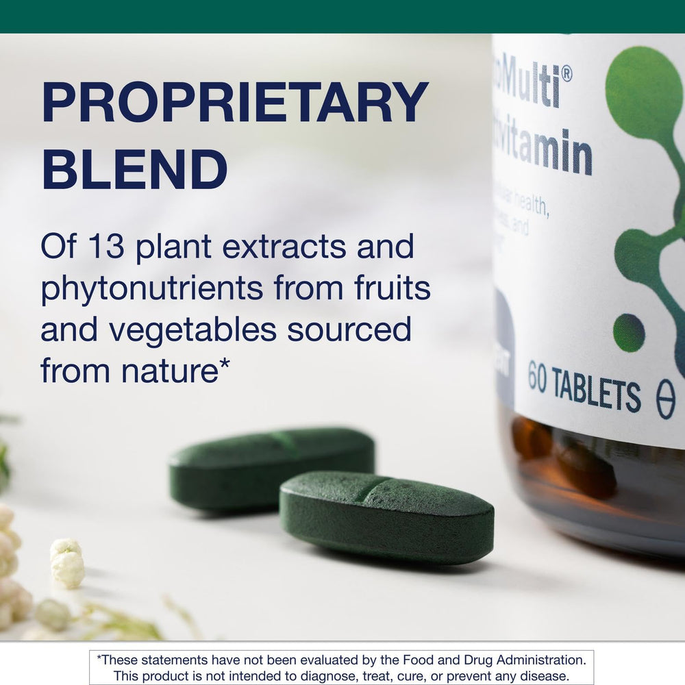 Supplement facts panel for PhytoMulti Without Iron