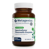 Bottle label for Metagenics SpectraZyme Pancreatic Enzymes