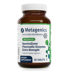 Metagenics SpectraZyme Pancreatic Enzymes Extra Strength bottle - 90 servings