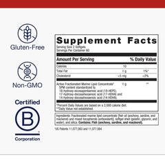 Close-up of Metagenics SPM Active softgel capsules