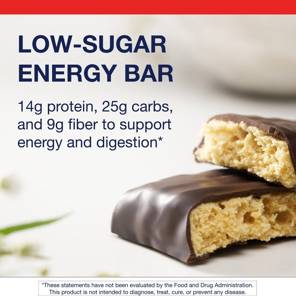 Cross-section of Ultra Energy Bar showing texture