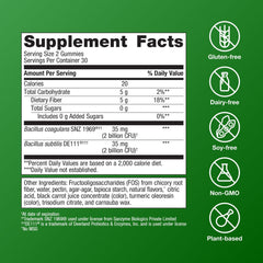 Packaging for Metagenics UltraFlora 3-in-1 Daily Probiotic & Postbiotic Gummies