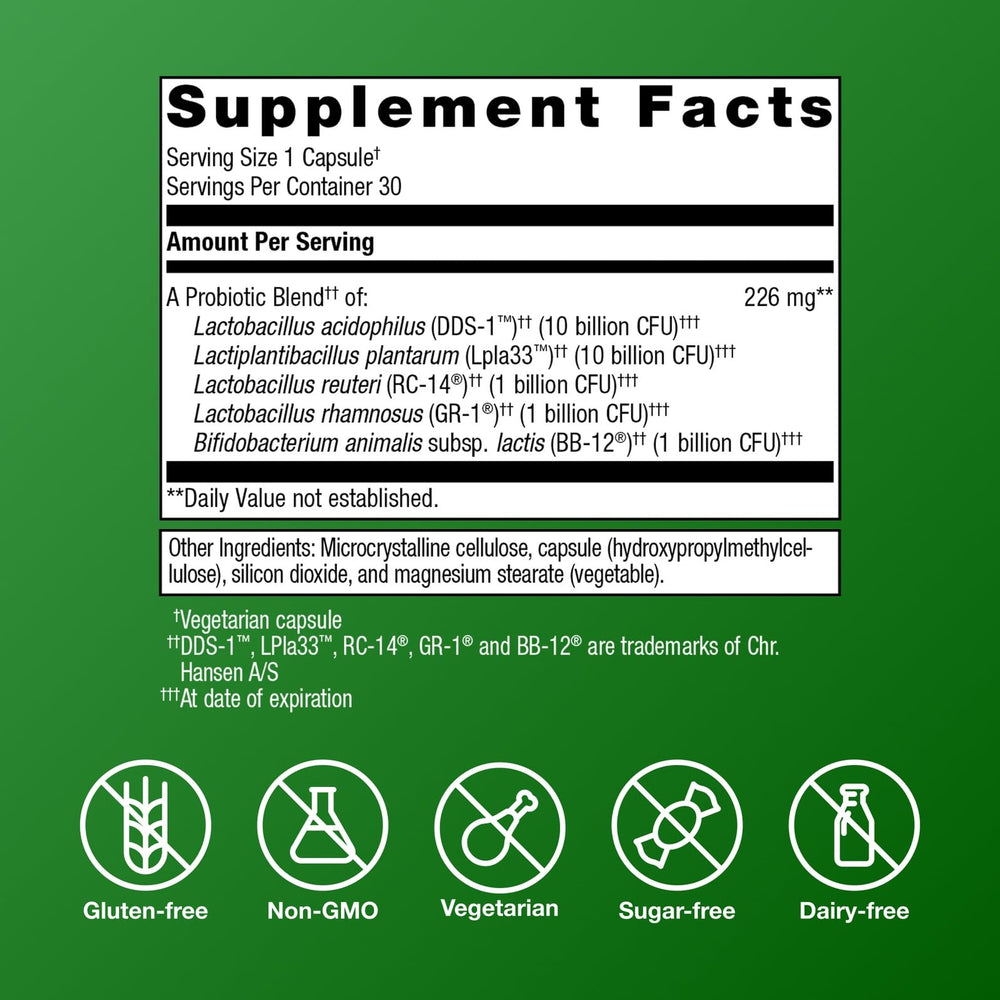 Side view of UltraFlora Complete bottle