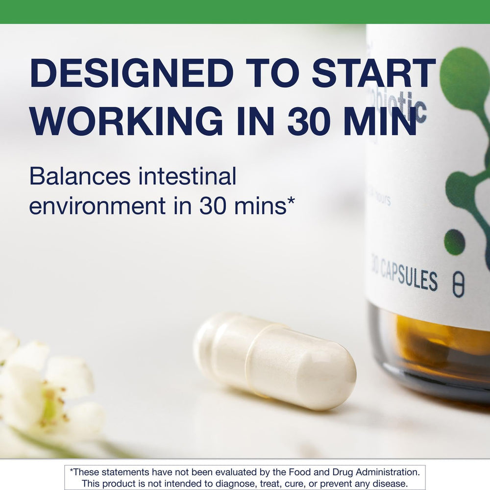 Visual representation of prebiotic fiber with probiotic