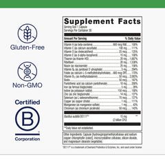 One daily probiotic + multivitamin capsule for gut health