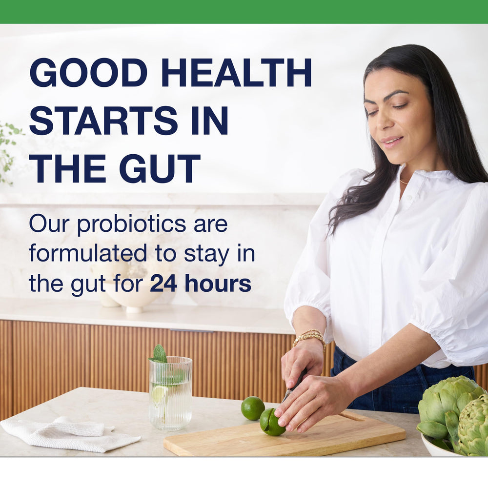 Nutrition facts panel on bottle