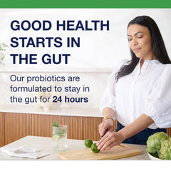 Nutrition facts panel on bottle