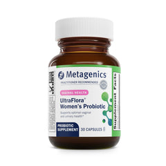 Bottle of Metagenics UltraFlora Women's Probiotic with GR-1 and RC-14 strains