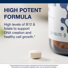 Packaging box and bottle of Metagenics Intrinsi B12-Folate